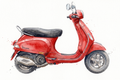 Vintage Scooter - Water Colour